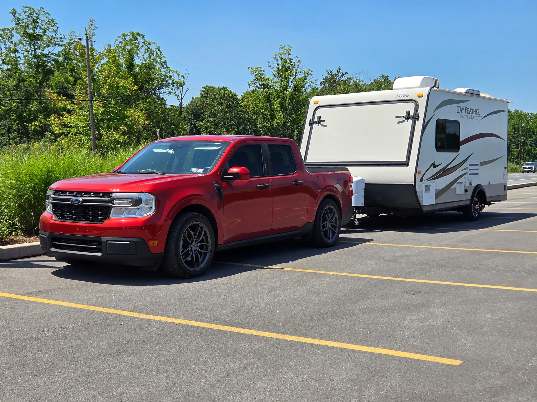 Ford Maverick How large of a camper have you towed with a 4K hybrid Maverick? 20250706_135151