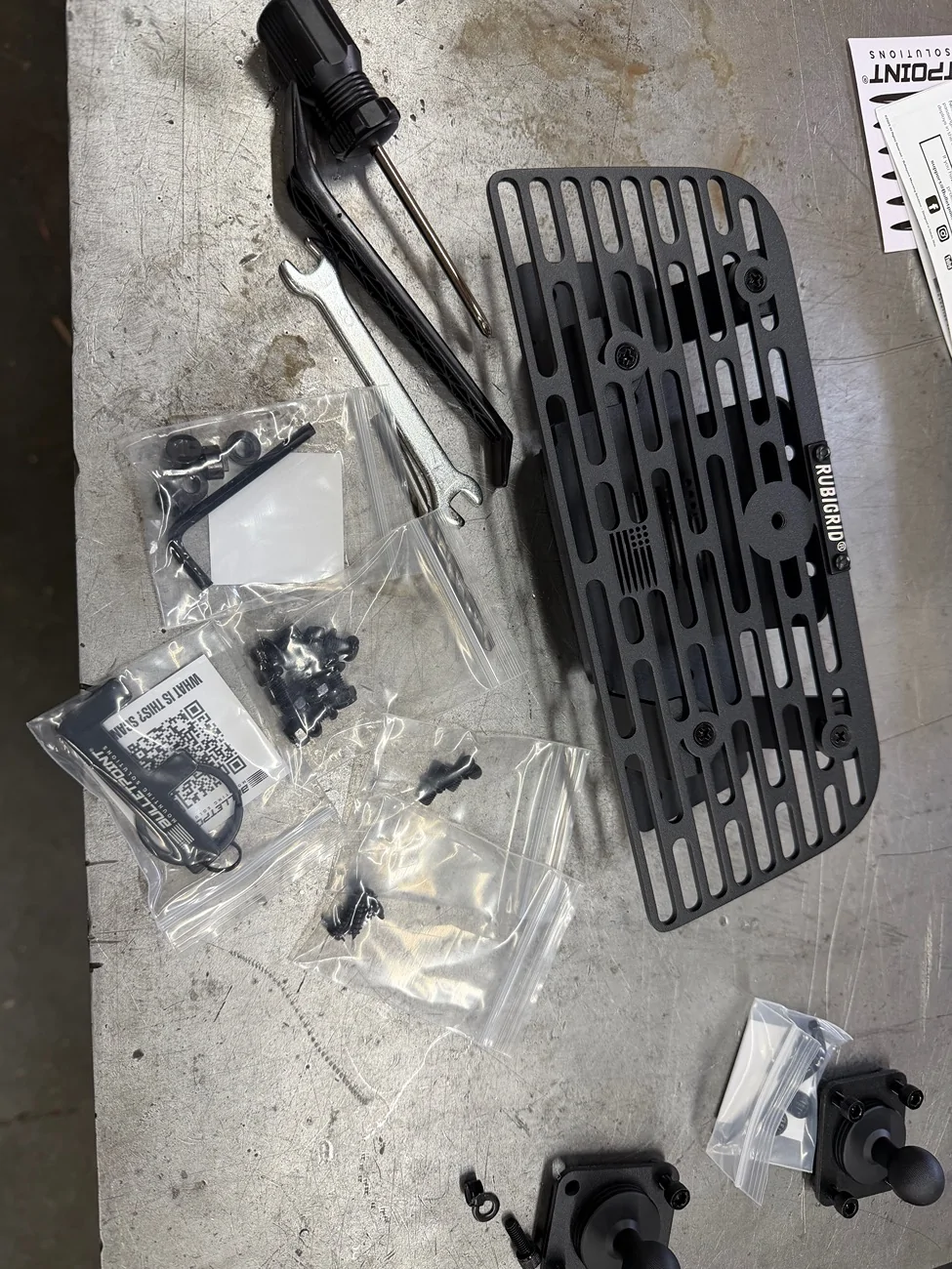 Ford Maverick Bulletpoint Rubi Grid Mount installed IMG_1340