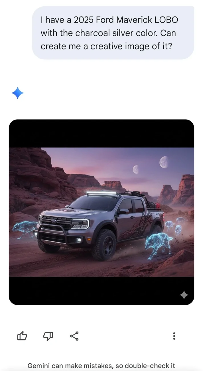 Ford Maverick Post an AI generated image of your Maverick Screenshot_20260115_050056_Googl
