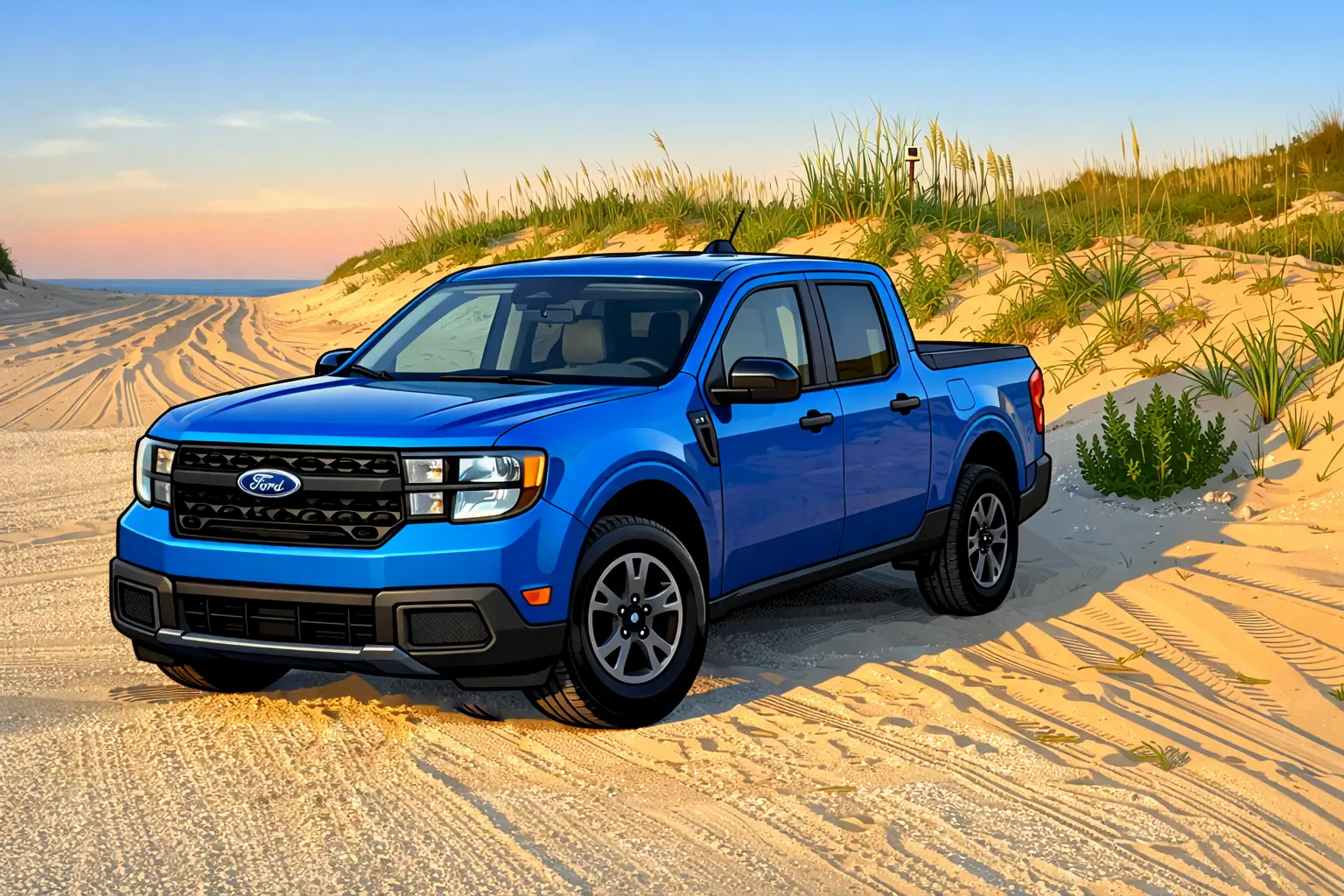 Ford Maverick Post an AI generated image of your Maverick ChatGPT Image Jan 16, 2026, 12_11_32 PM