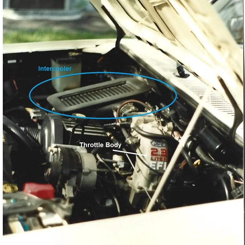 Ford Maverick New Ford Racing Intercooler (Mishimoto) for 2.0 EcoBoost Maverick Opus1_2.3L Turbo_Intercooler-Detail