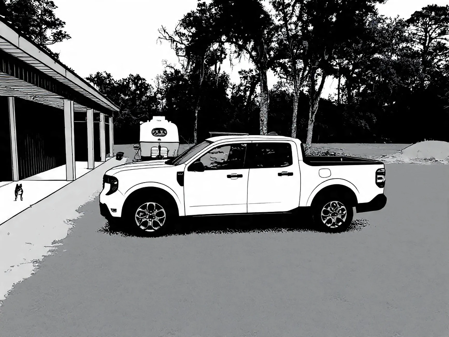 Ford Maverick Post an AI generated image of your Maverick AImaverick_01
