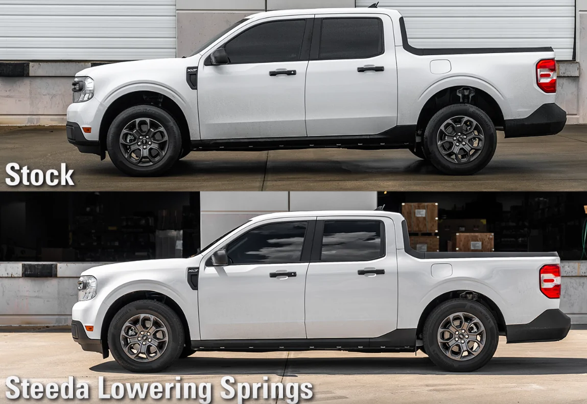 Ford Maverick Lowering Spring comparison chart (for Maverick Lobo) 1768855116599-6v