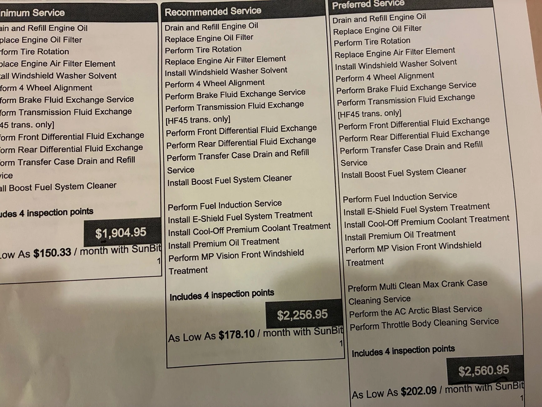 Ford Maverick 30,000 Mile Service Requirements, Costs, Warranty questions IMG_8592