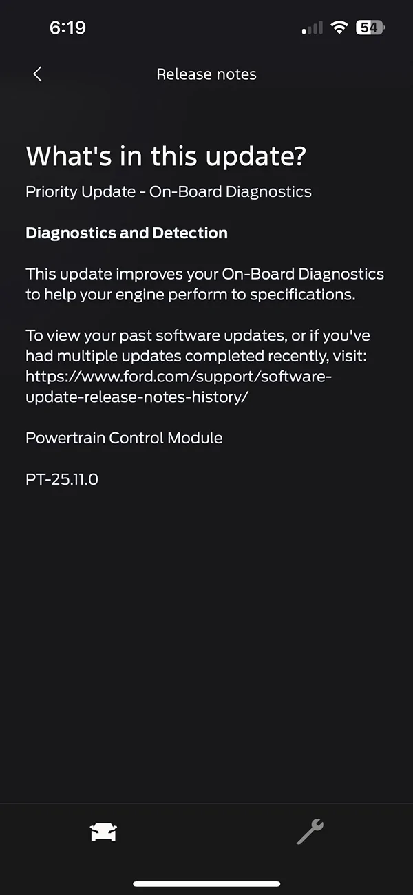 Ford Maverick is Jan 26 system software update safe (25 Lariat) IMG_0887