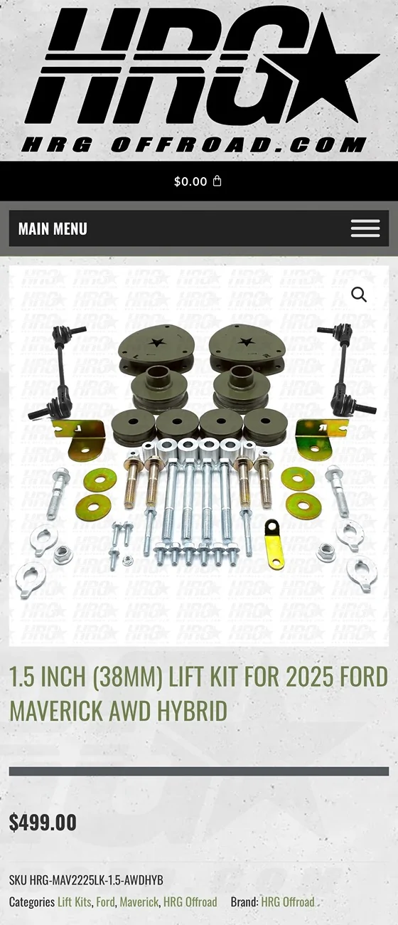 Ford Maverick Which of these two lifts is the better choice? Imag