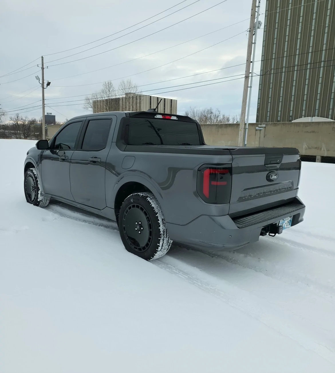 Ford Maverick Lobo + Snow = Donuts. Show Your Snow ❄️ ⛄️ 20260125_081548