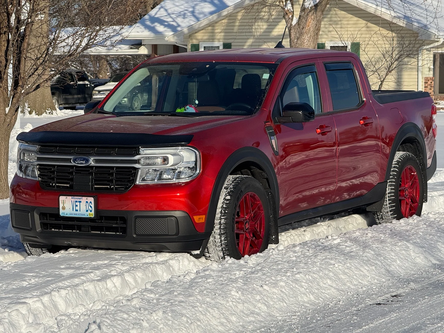 Ford Maverick Lobo + Snow = Donuts. Show Your Snow ❄️ ⛄️ IMG_0782