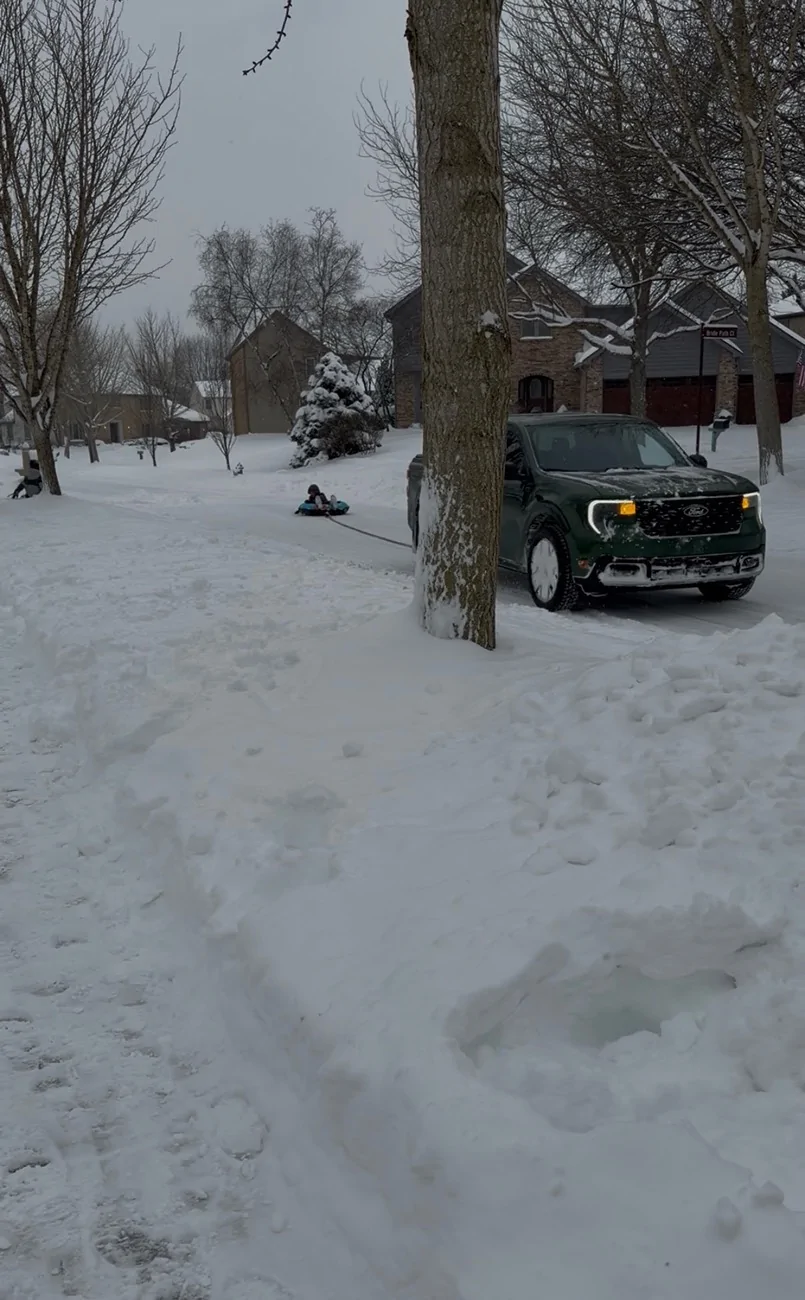 Ford Maverick Lobo + Snow = Donuts. Show Your Snow ❄️ ⛄️ IMG_0772