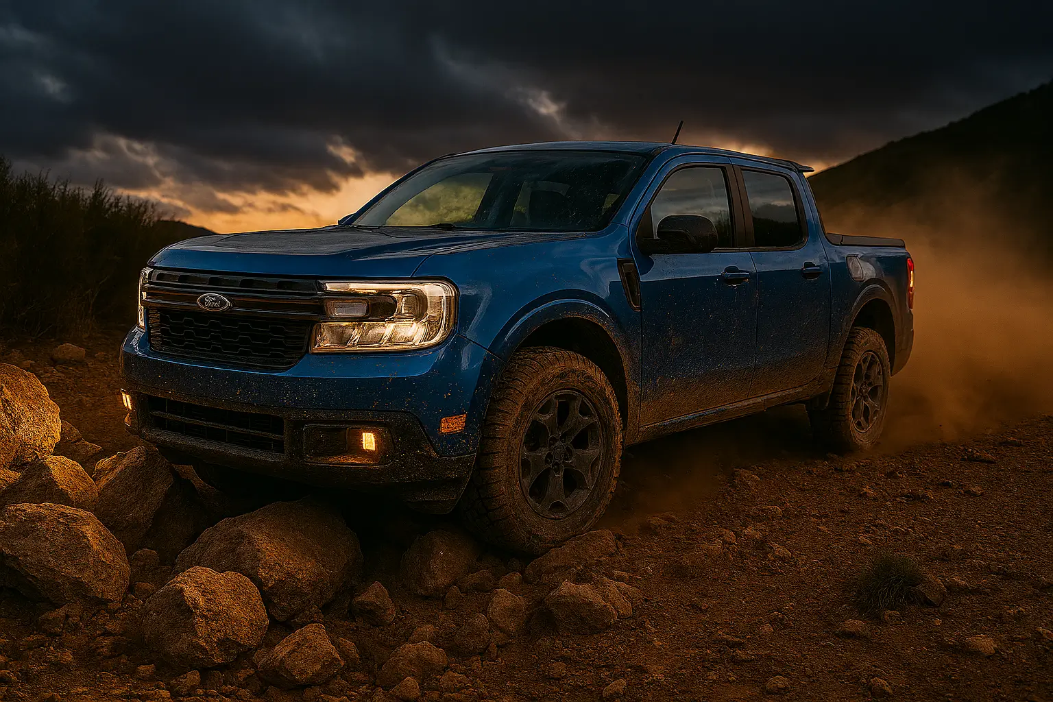 Ford Maverick Post an AI generated image of your Maverick Edit the uploaded im3