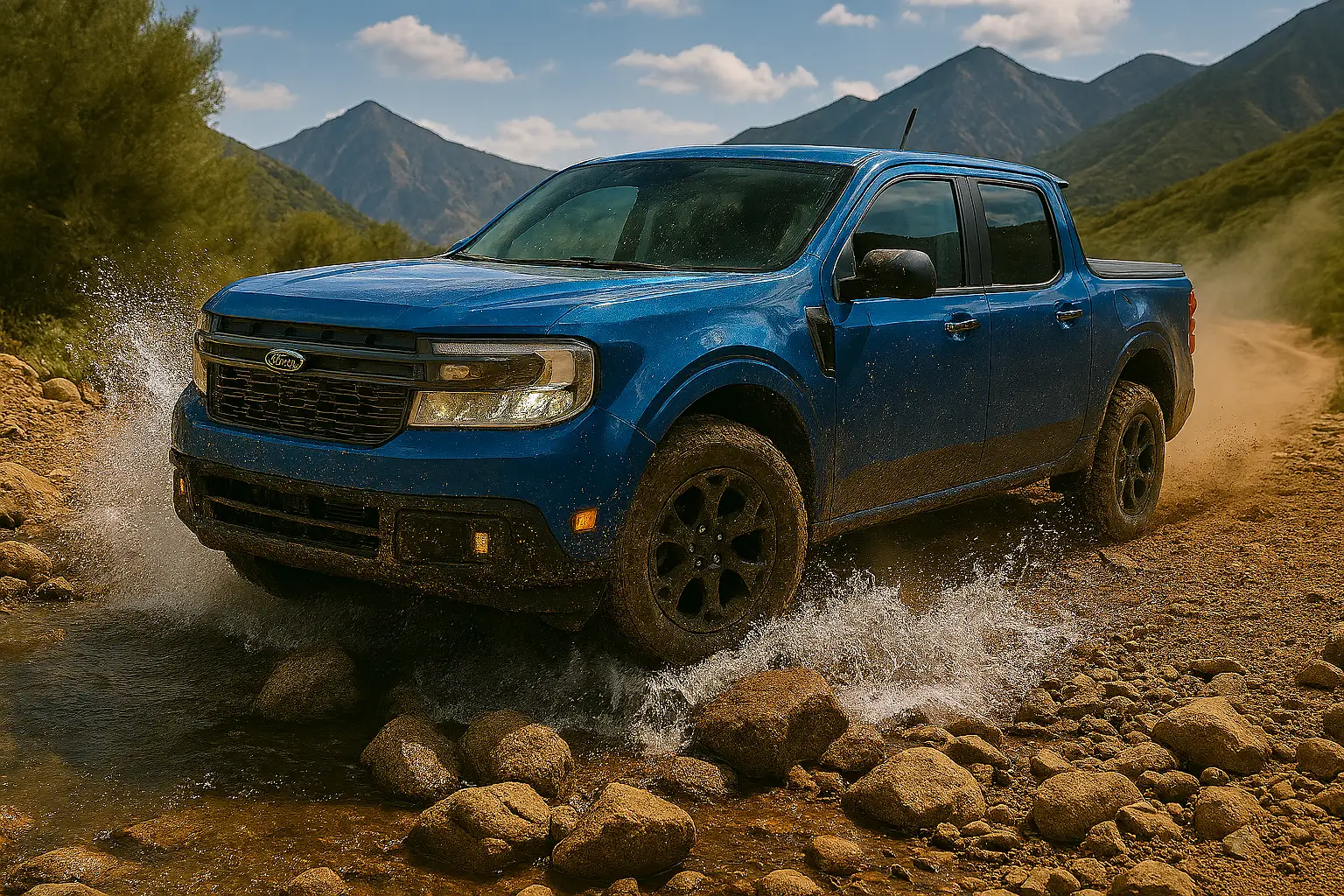 Ford Maverick Post an AI generated image of your Maverick Edit the uploaded im1