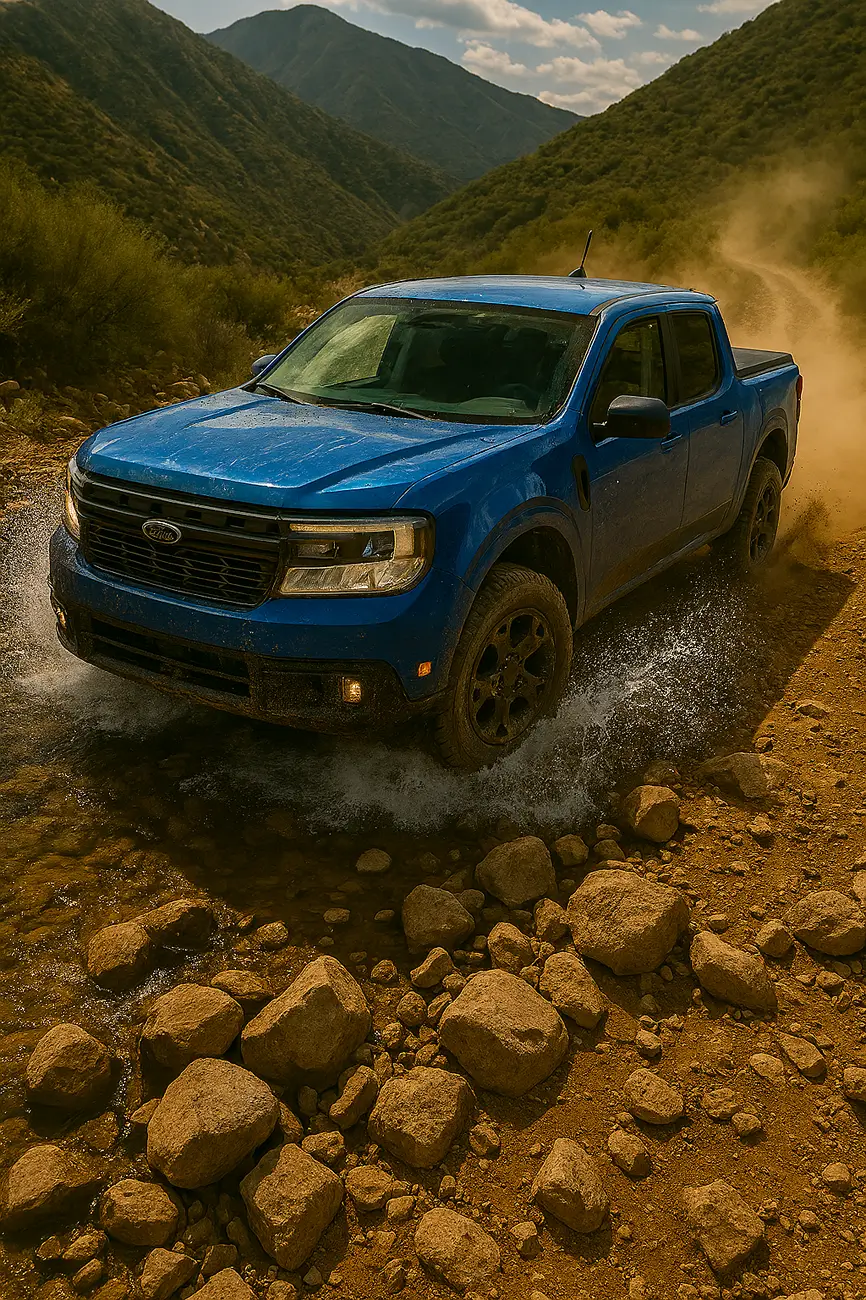 Ford Maverick Post an AI generated image of your Maverick Edit the uploaded im5