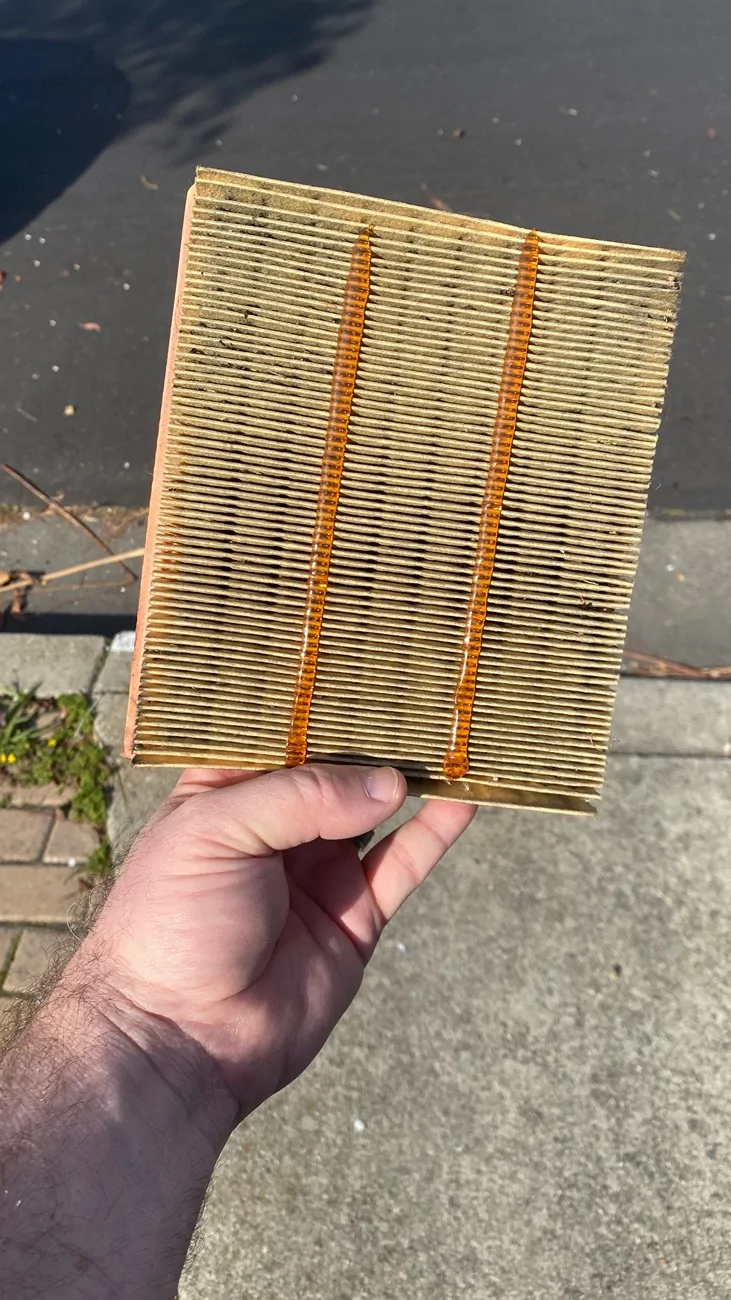 Ford Maverick Engine air filter replacement. IMG_7189