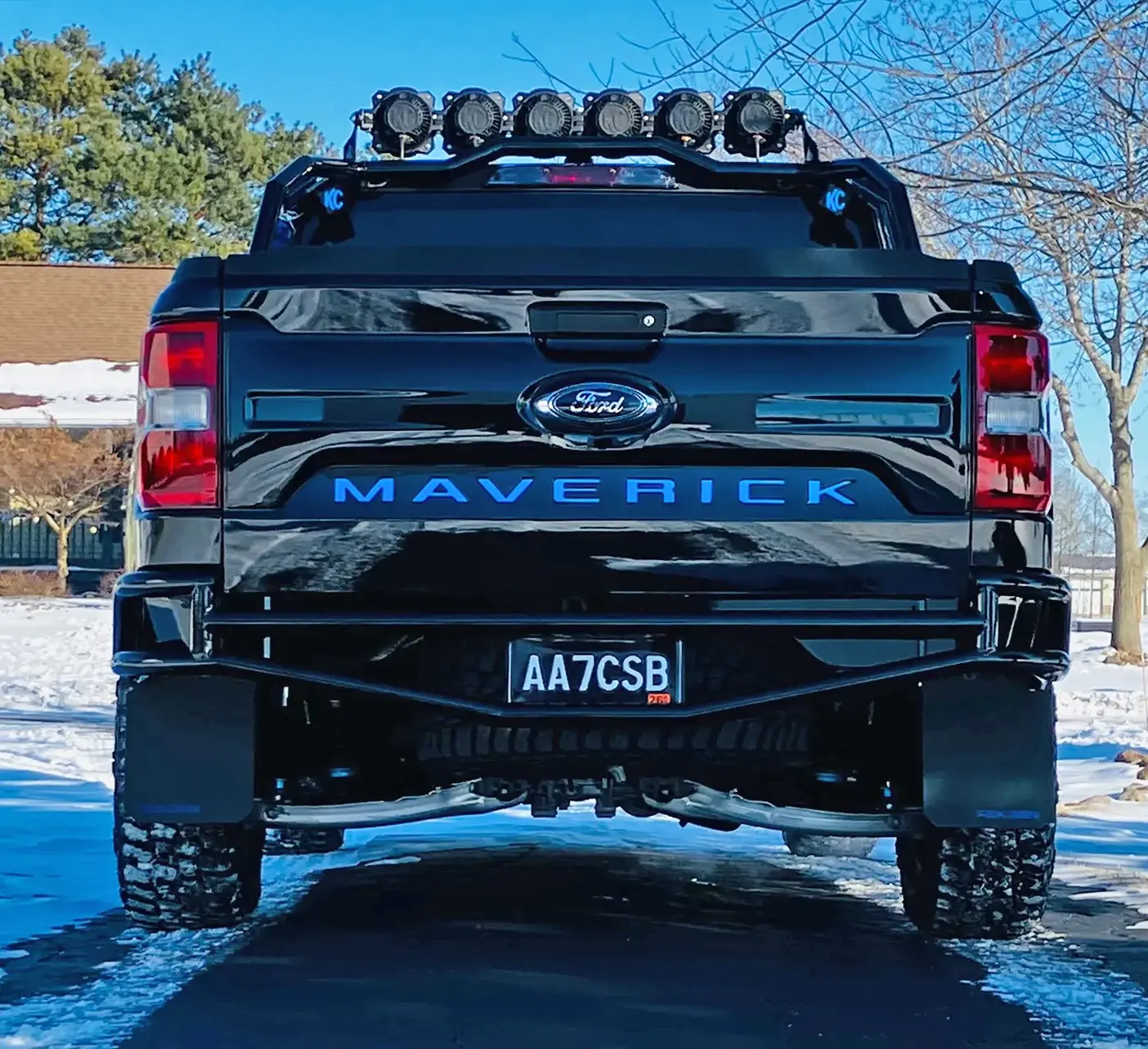 Ford Maverick My custom rear flaps on my Tremor 234220-a031295da88be7f4f2c65960c41104cd