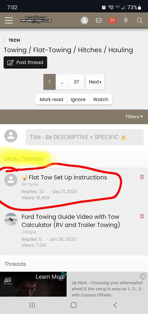 Ford Maverick Flat Towing - Anti-theft Triggered Screenshot_20260207-190251_Chrome~2