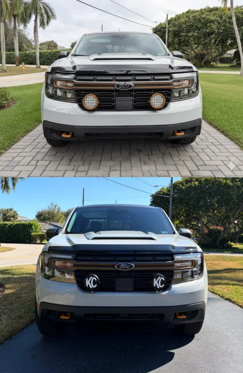 Ford Maverick Tremor bad azz front end and opinion. Fogs