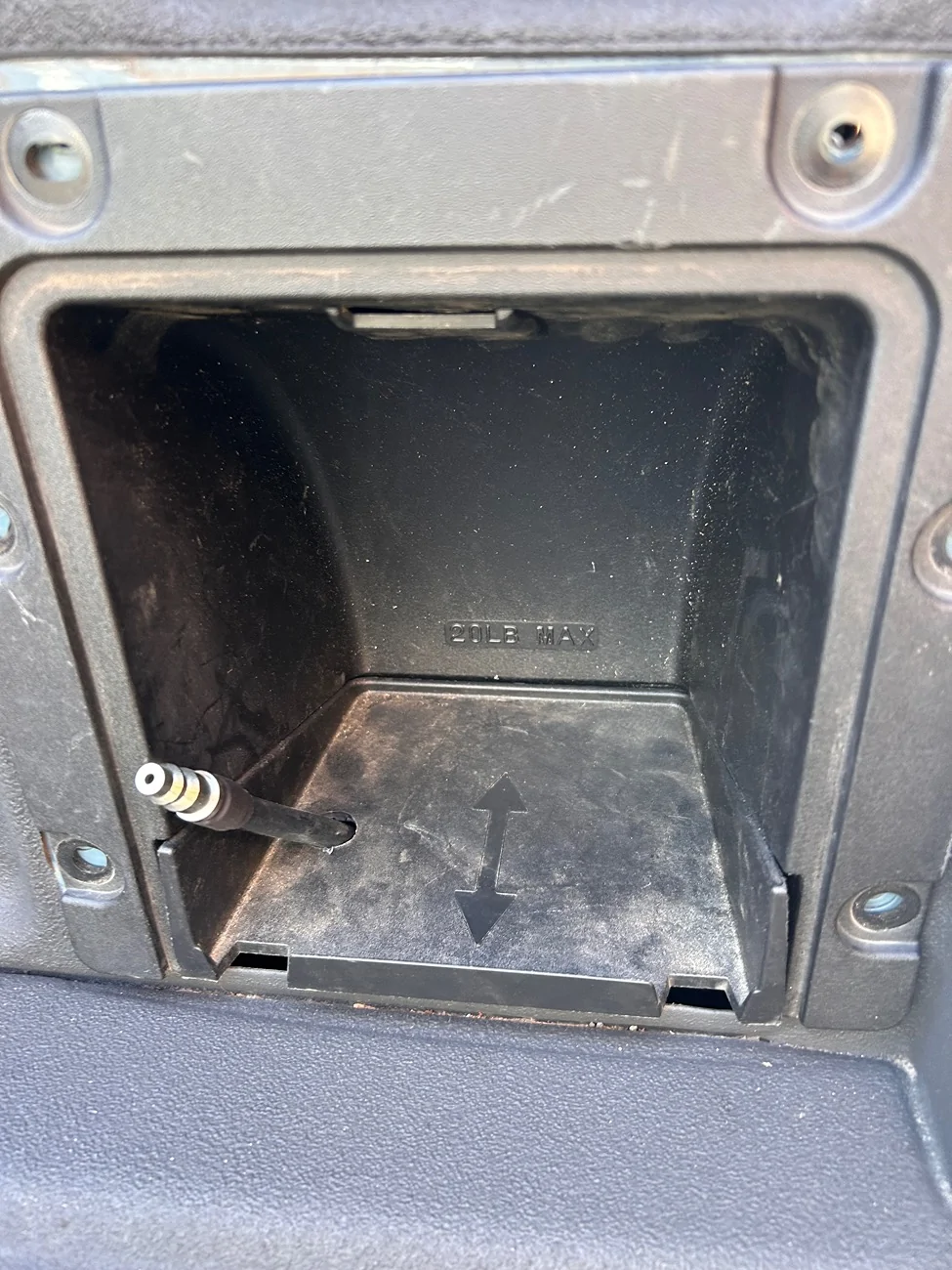 Ford Maverick Stealth onboard air compressor install in bed. IMG_8471
