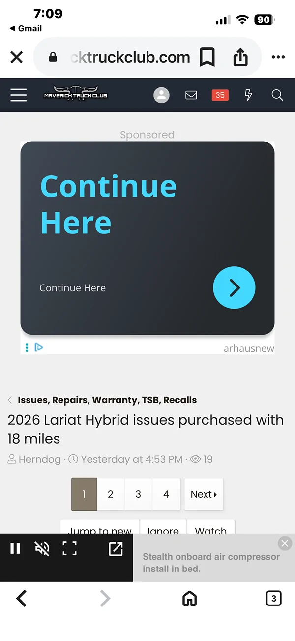 Ford Maverick 2026 Lariat Hybrid issues purchased with 18 miles IMG_4144