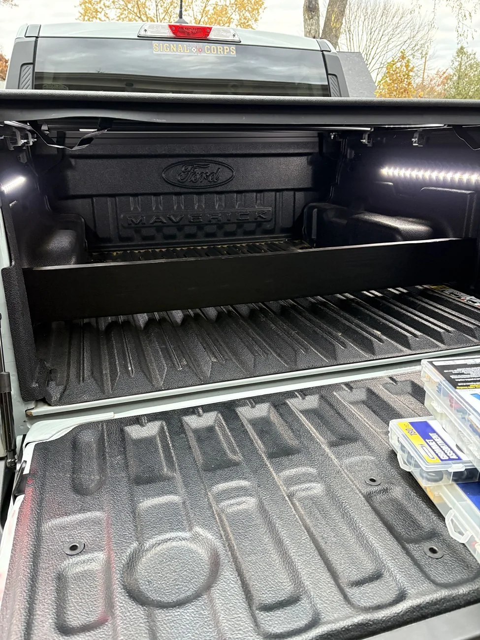 Ford Maverick LED Bed Lights Install - DIY IMG_4966