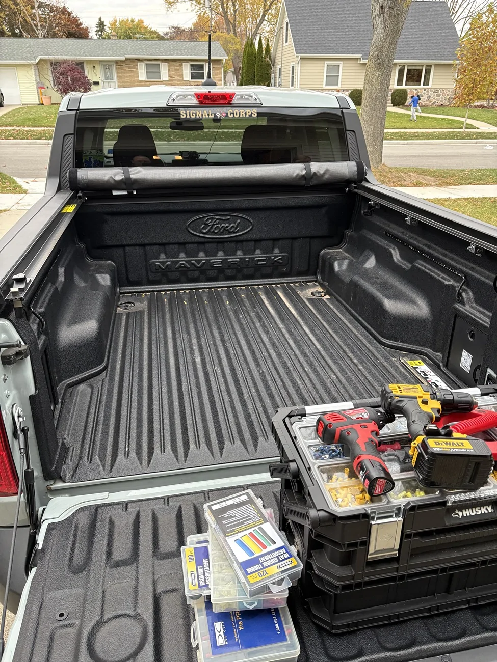 Ford Maverick LED Bed Lights Install - DIY IMG_4964