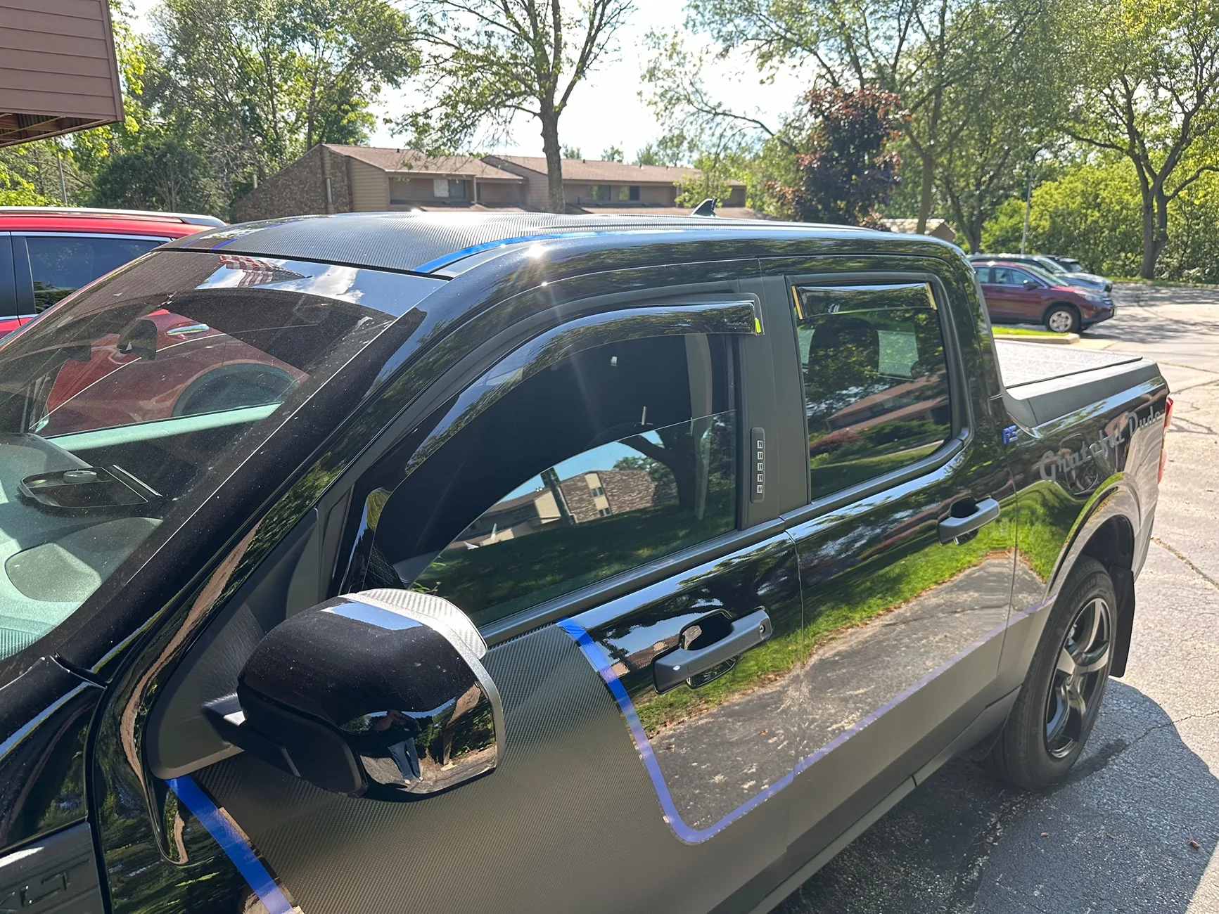 Ford Maverick 🔥 Tailgate badge disassembly and make over! IMG_6164