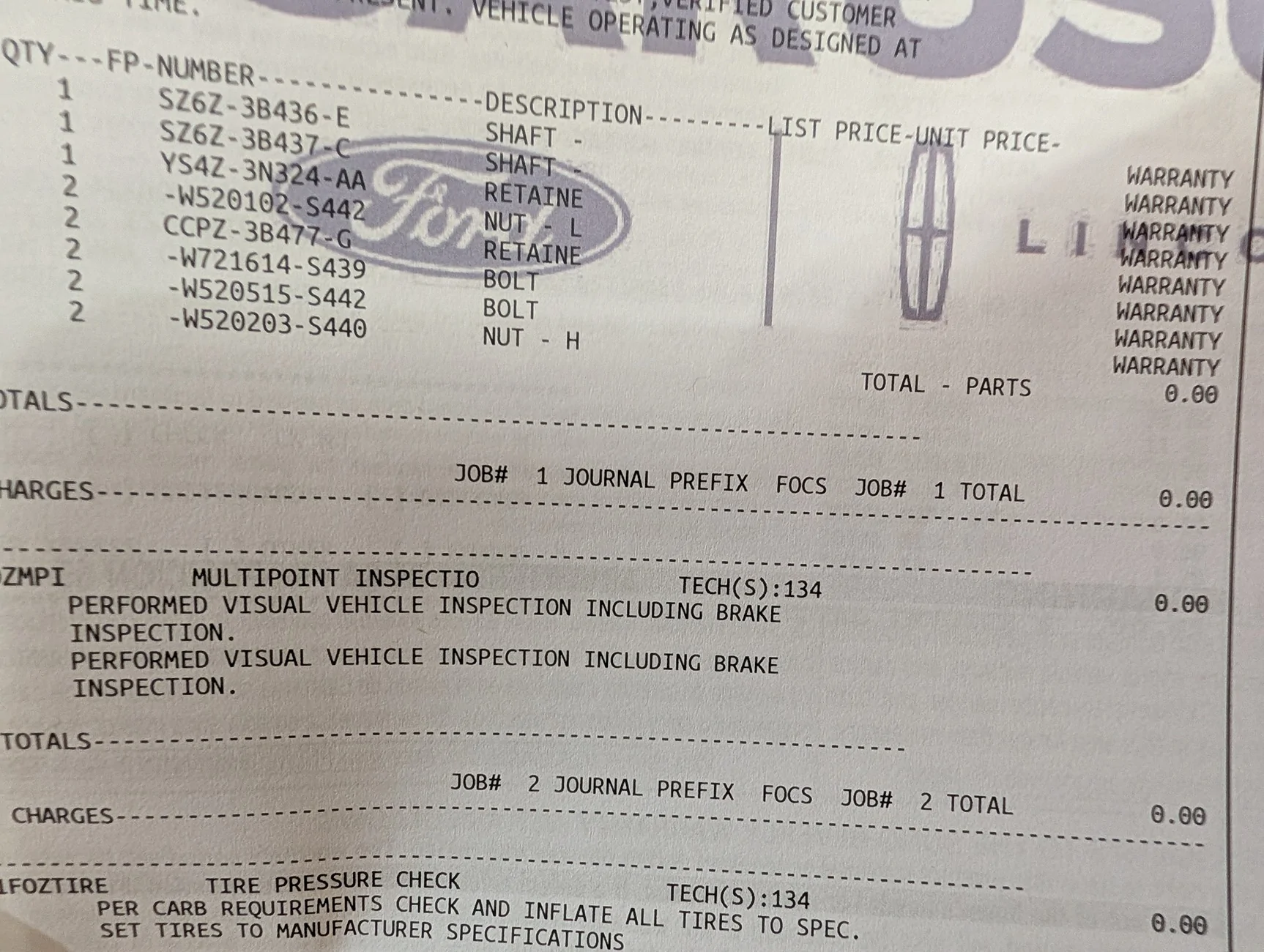 Ford Maverick Ford CSP 25N09 - 2022 MY Front Half Shaft Replacements PXL_20260219_032548512