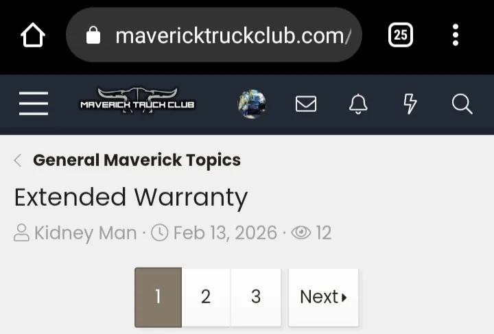 Ford Maverick Extended Warranty - Recommendations? Worth it? 20260220_111246