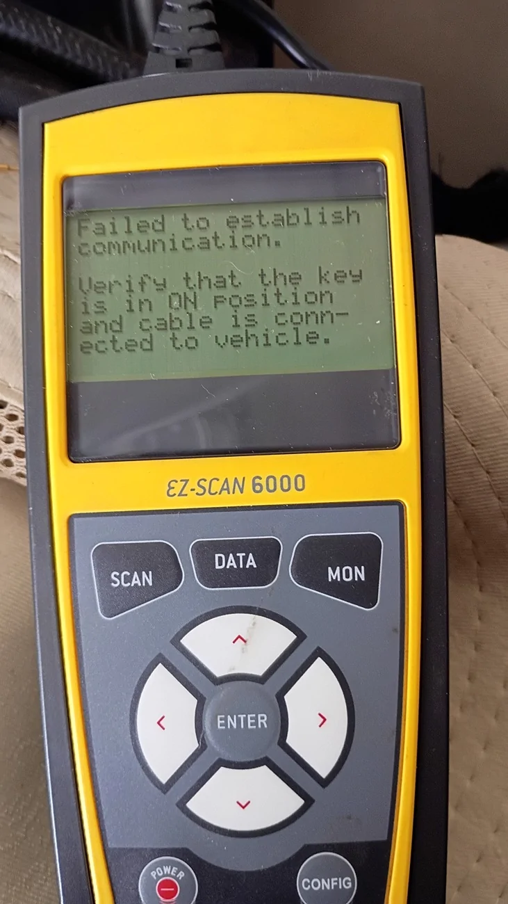 Ford Maverick OBII port unresponsive scanner3