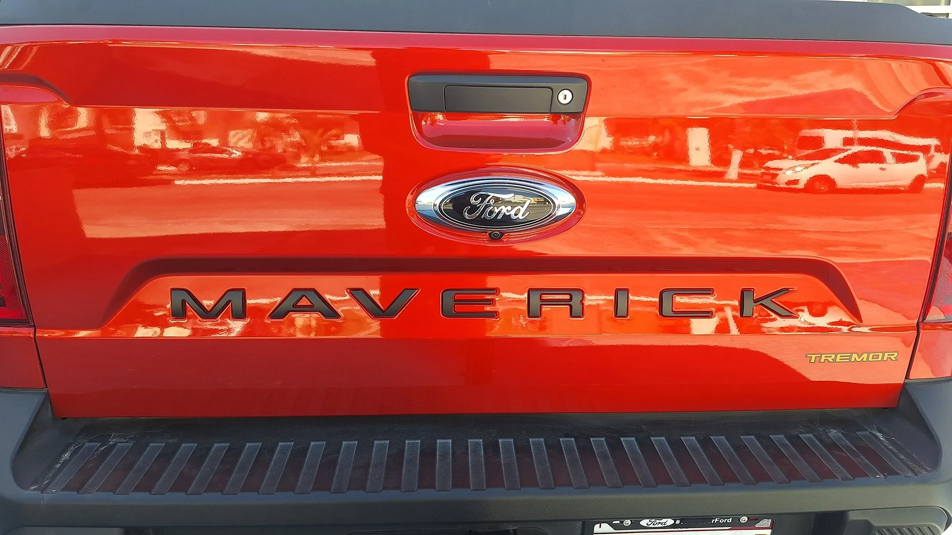 Ford Maverick Letter inserts for the Maverick tailgate question: 20260216_145020