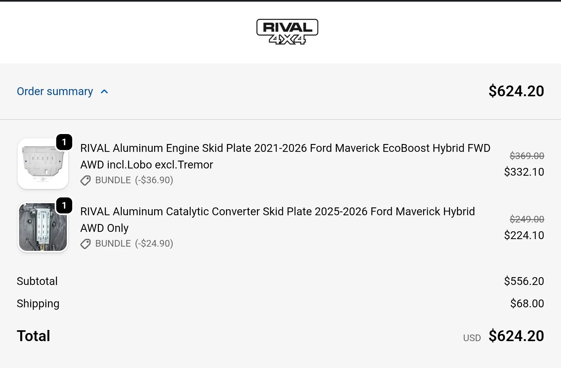Ford Maverick Skid plates, etc. Screenshot_20260223_144957_Chrom