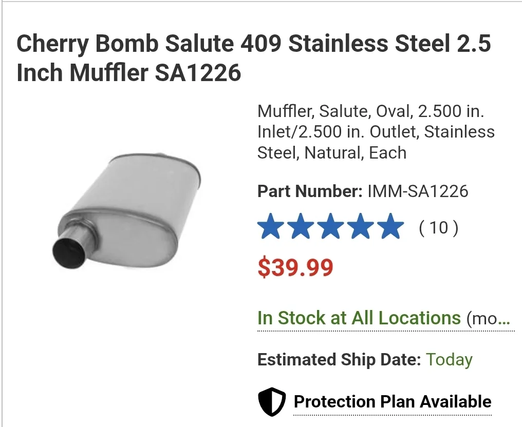 Ford Maverick muffler? Screenshot_20260223_182146_Chrom