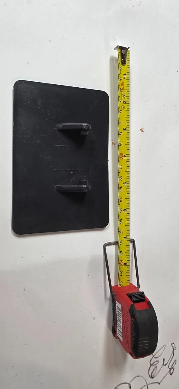 Ford Maverick Plastic plate with a couple of pivot points plastic plat