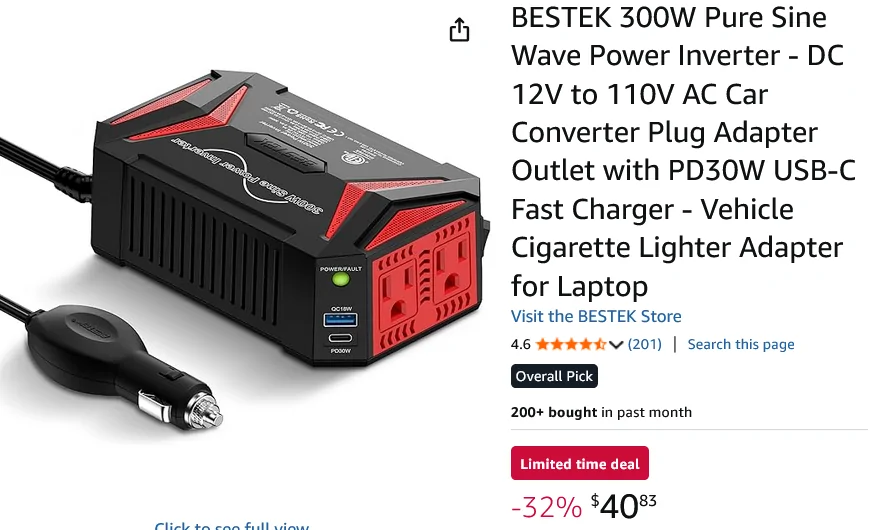 Ford Maverick 110 power inverter failed - how to find and replace? 1772488226032-lk