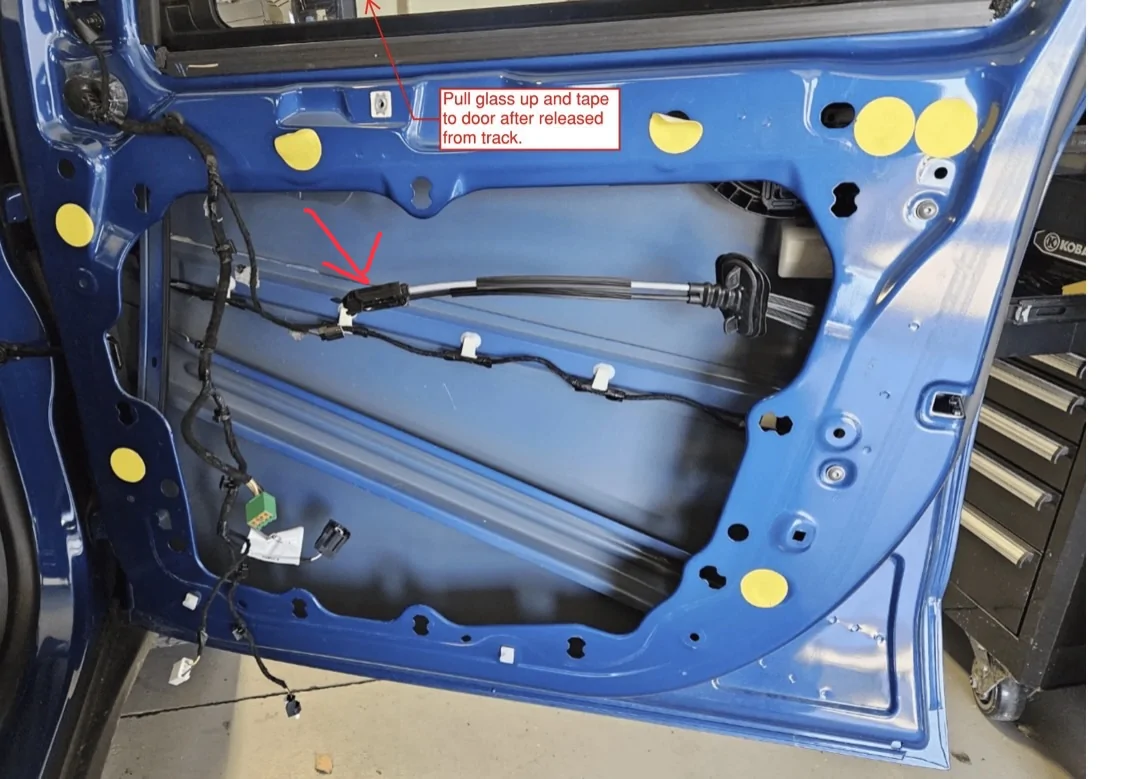 Ford Maverick Window Regulator Panel Removal for Sound Dampening Install IMG_3617