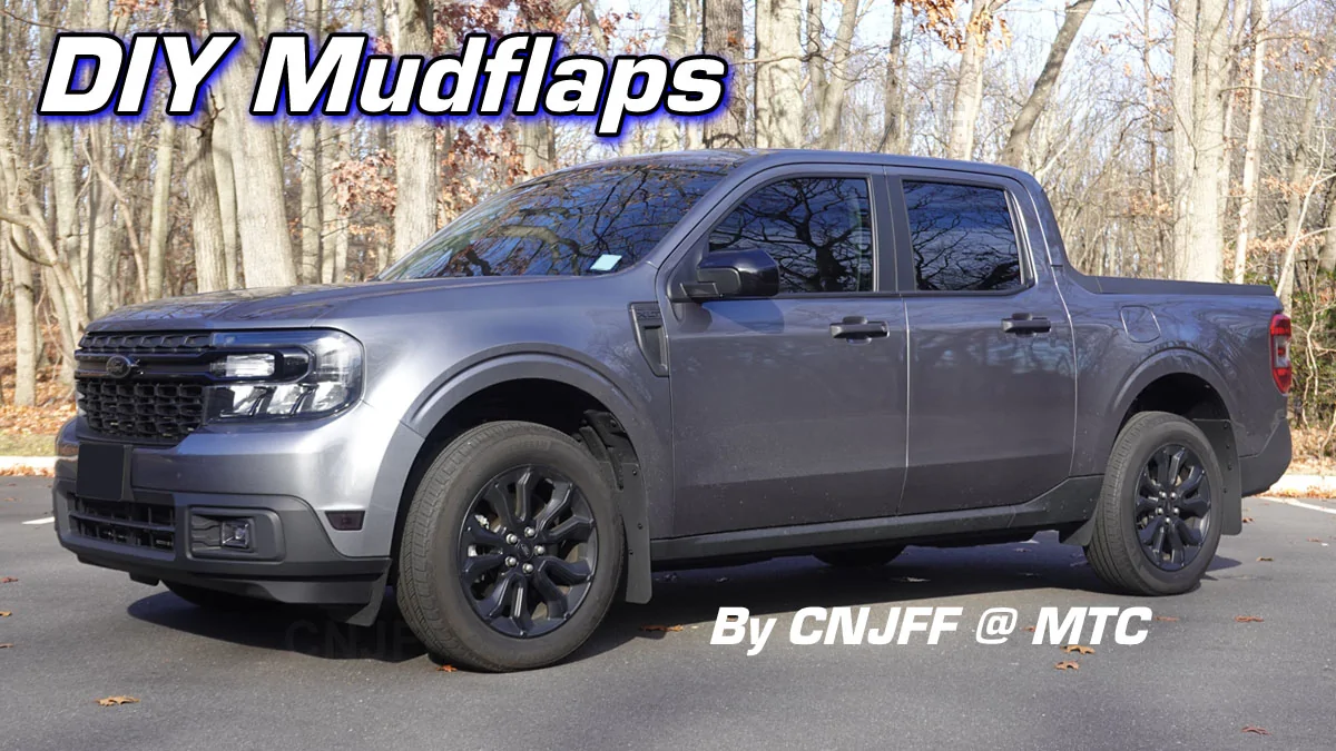 Ford Maverick DIY Actual Truck Mud Flaps for the Maverick 00 intro text