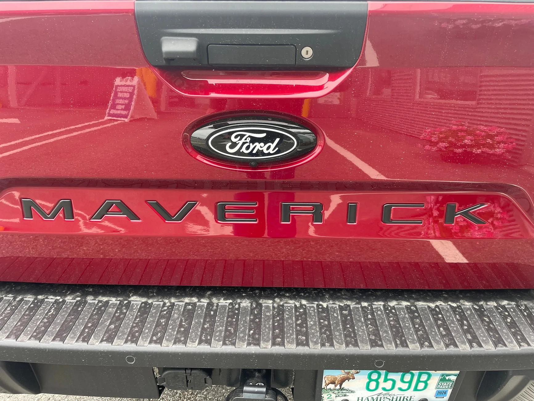 Ford Maverick Tonneau cover and black letters IMG_3250