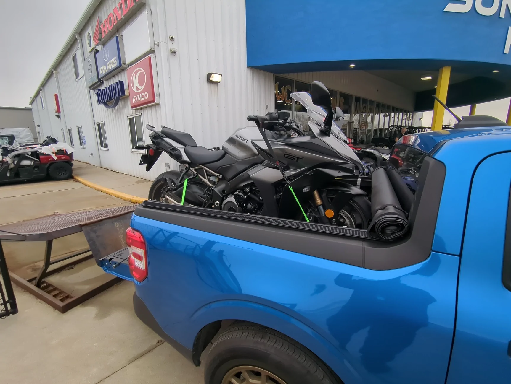 Ford Maverick Motorcycle riders, let’s see your ride. 69a82c90-3401-45d7-bba1-e6a28b234713