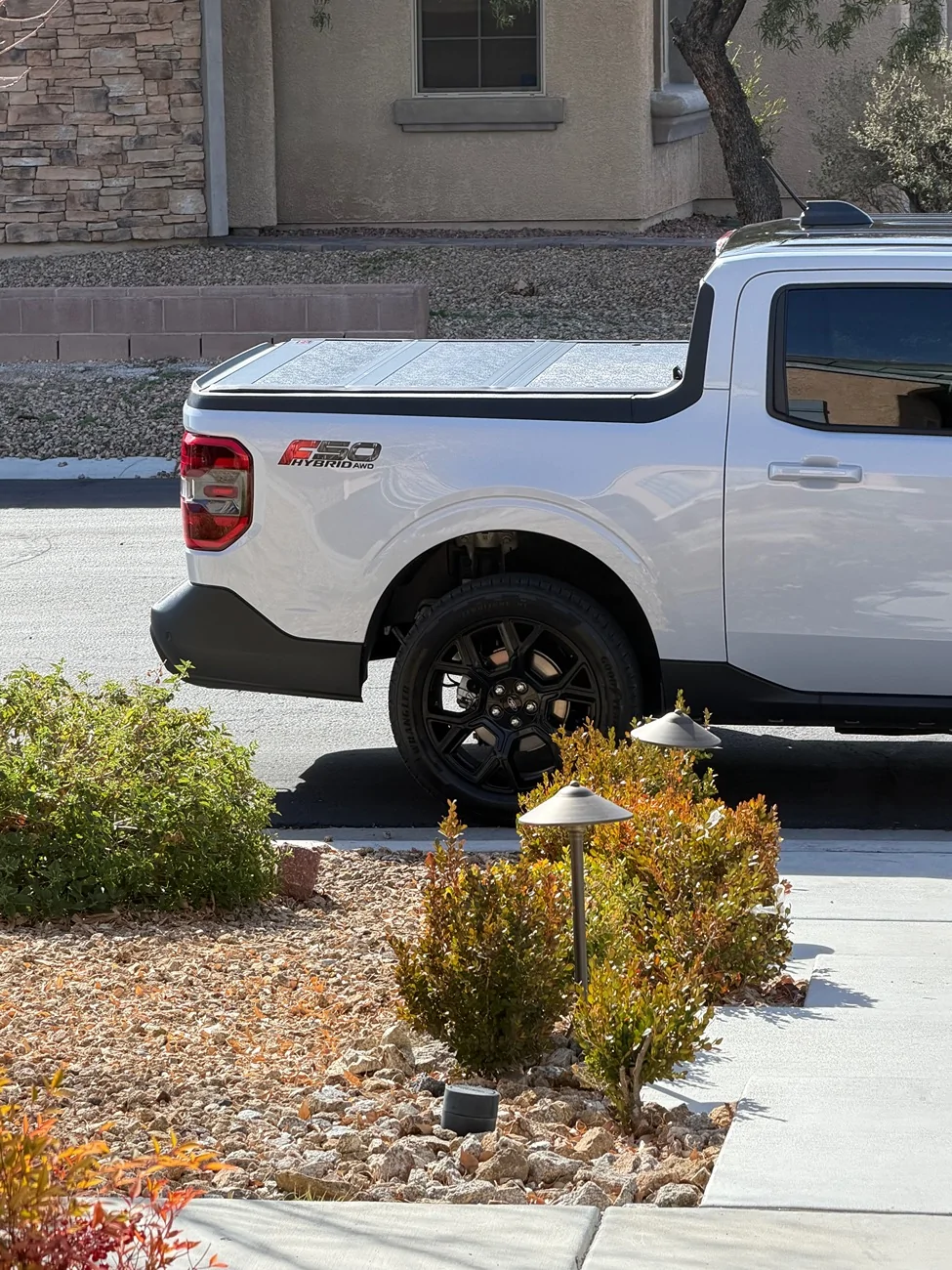 Ford Maverick Tonneau cover and black letters IMG_0822