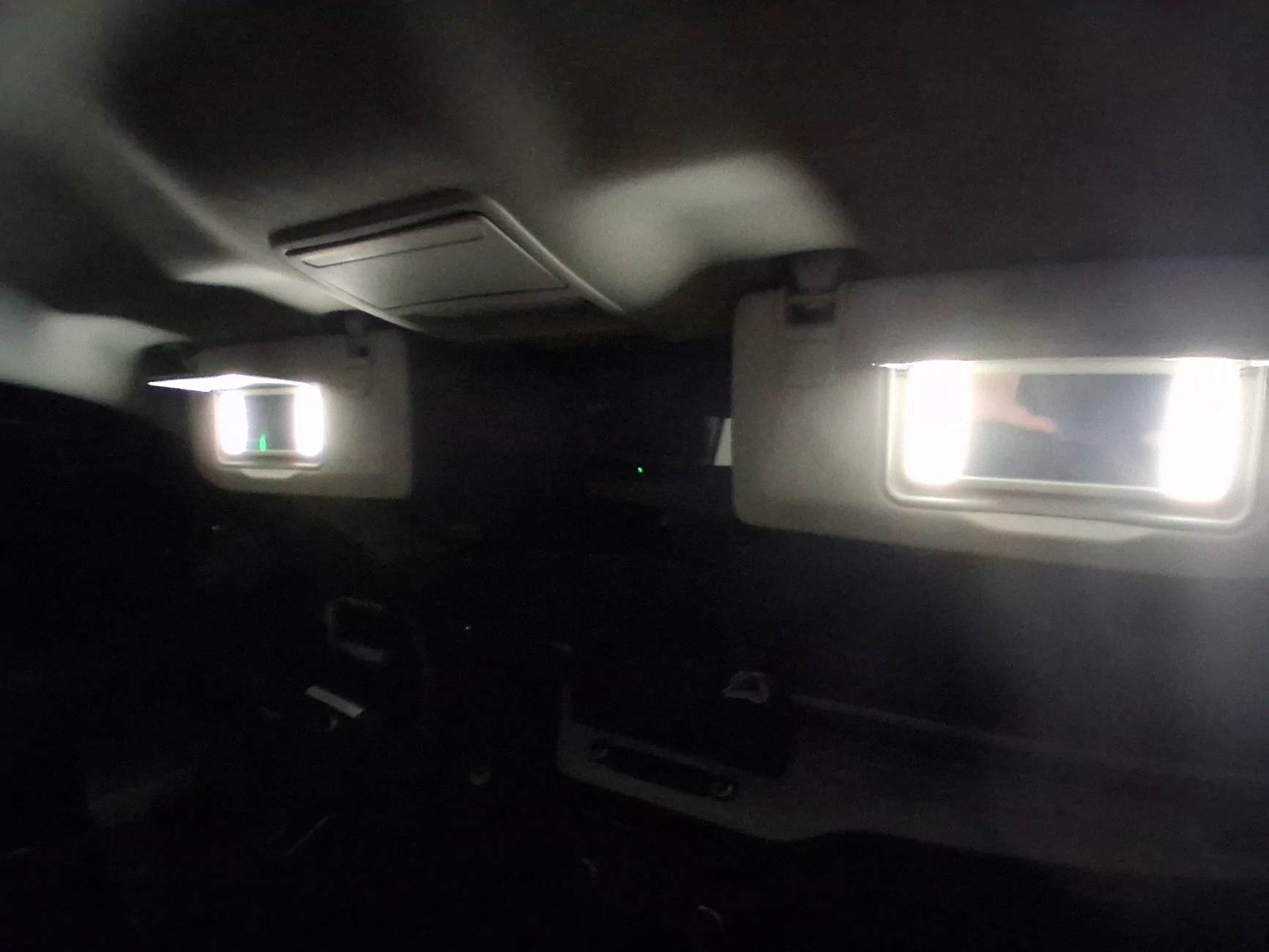 Ford Maverick MACH-E LED lighted Space Gray sun visors are an exact match for the Maverick 179
