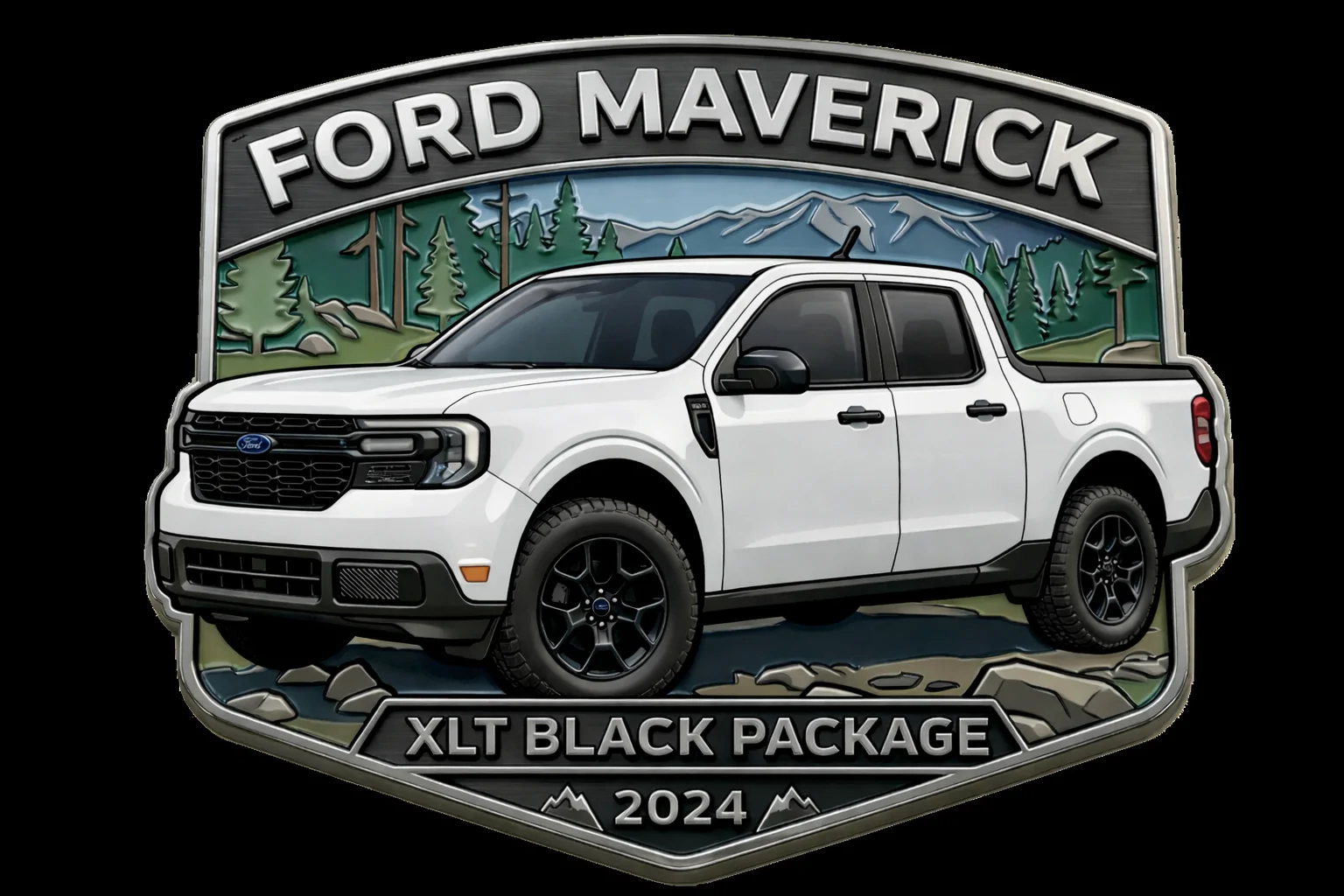 Ford Maverick Maverick Decal ChatGPT Image Mar 9, 2026, 12_40_47 AM