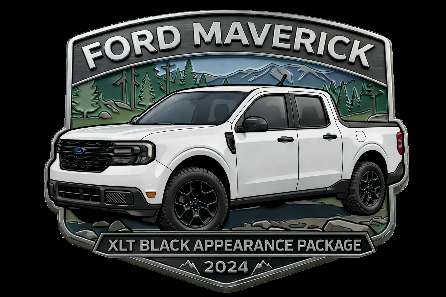 Ford Maverick Maverick Decal ChatGPT Image Mar 9, 2026, 01_00_16 AM