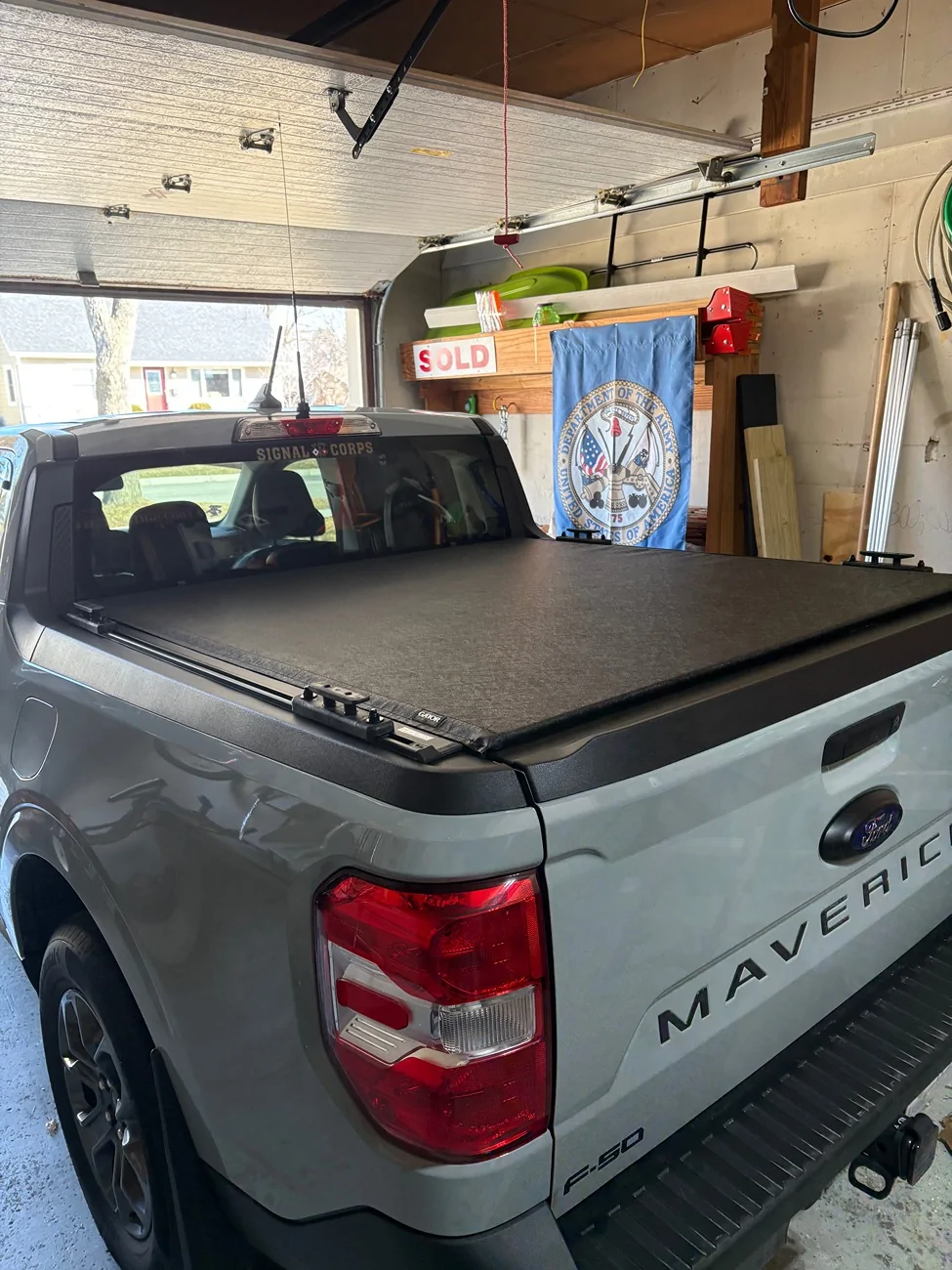 Ford Maverick RealTruck Elevate TS rails installed IMG_5622