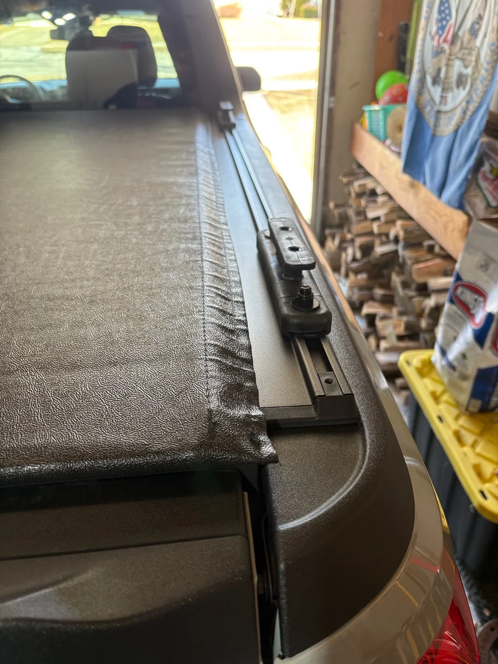 Ford Maverick RealTruck Elevate TS rails installed IMG_5625