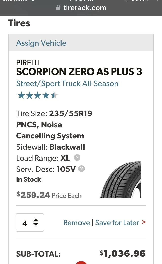 Ford Maverick Lobo Tire Options - research phase IMG_0668