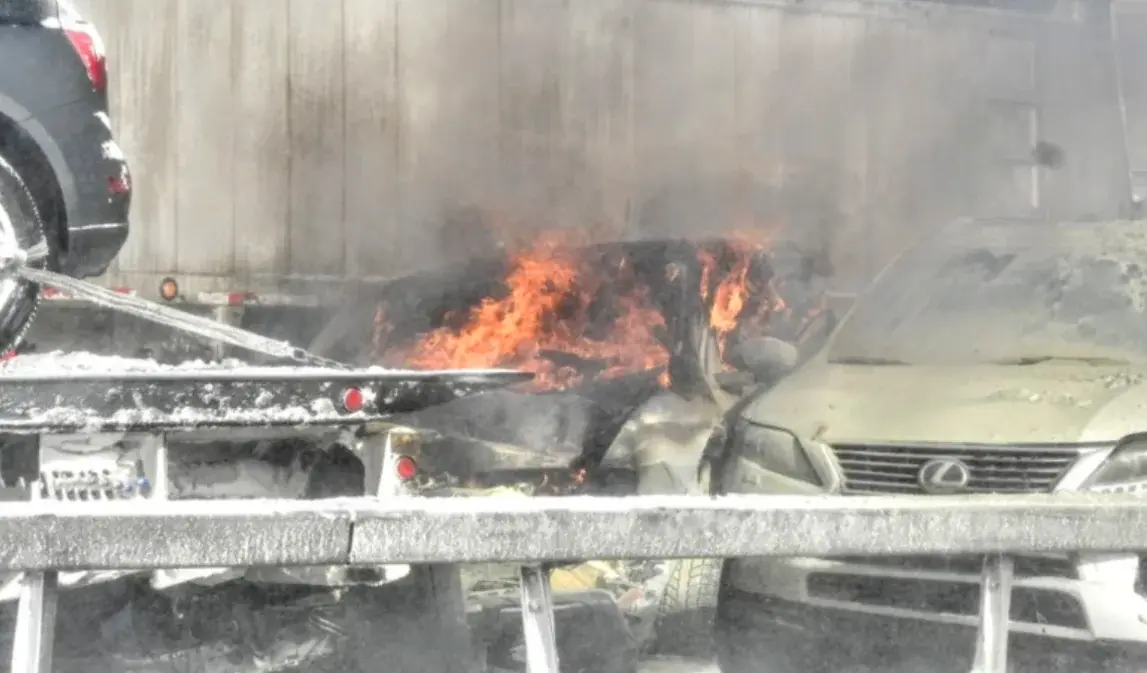 Ford Maverick Another one bites the dust... my Maverick burned down in 30 car pileup 237612-73058a9ad687788a59523f157f8da84a