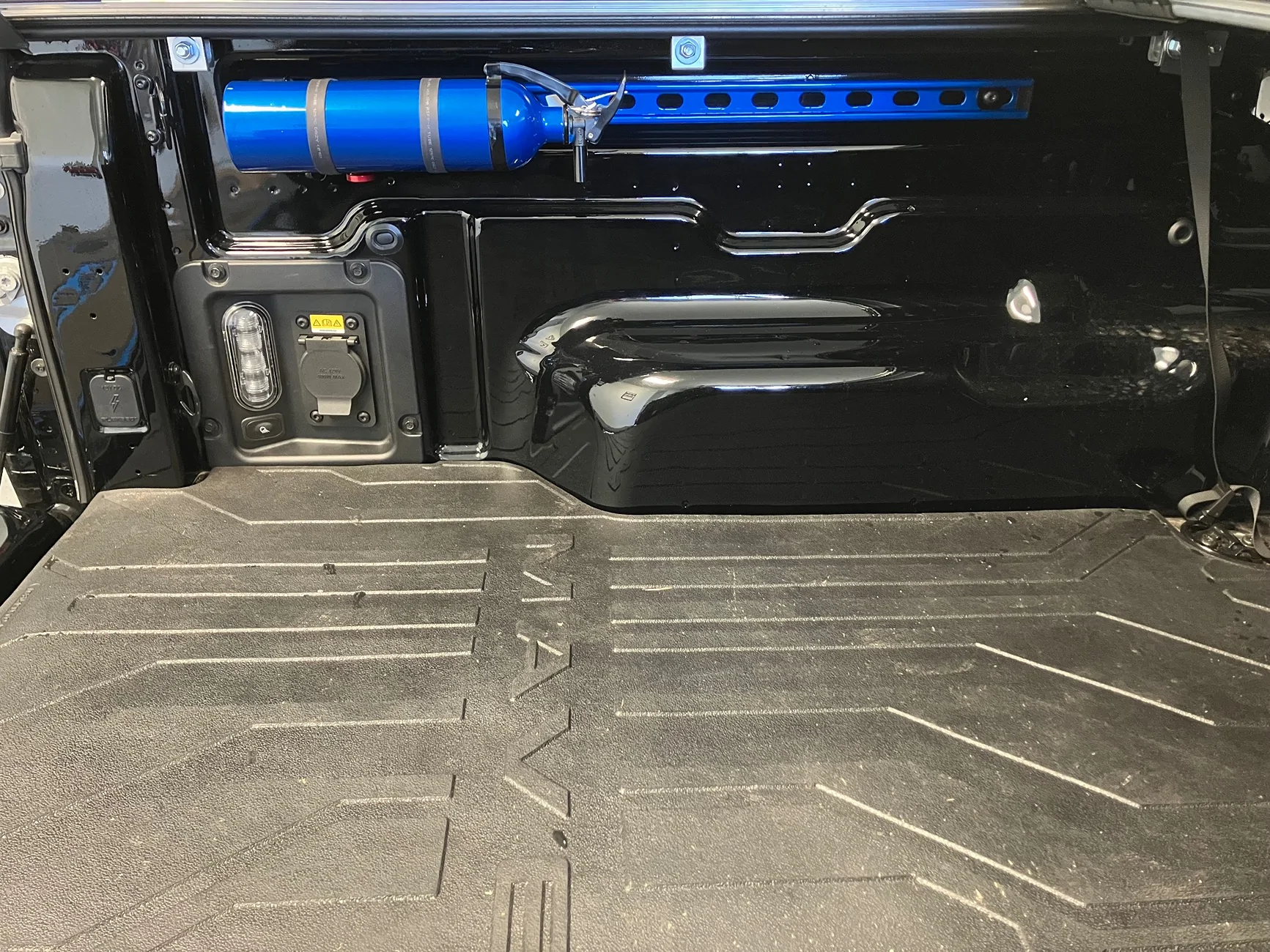 Ford Maverick Custom bed rails installed (DIY with parts from Home Depot) IMG_6671