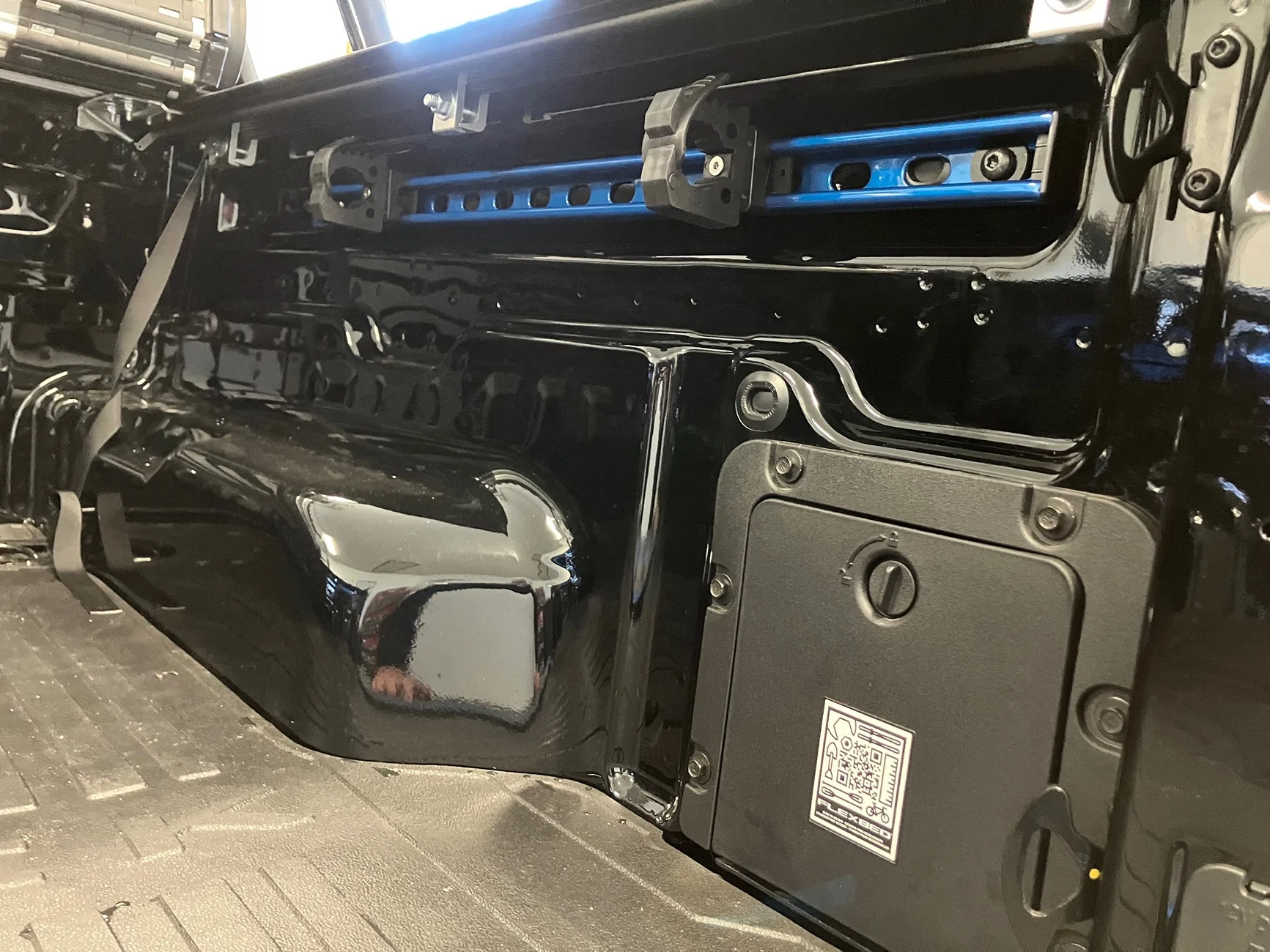 Ford Maverick Custom bed rails installed (DIY with parts from Home Depot) IMG_6667