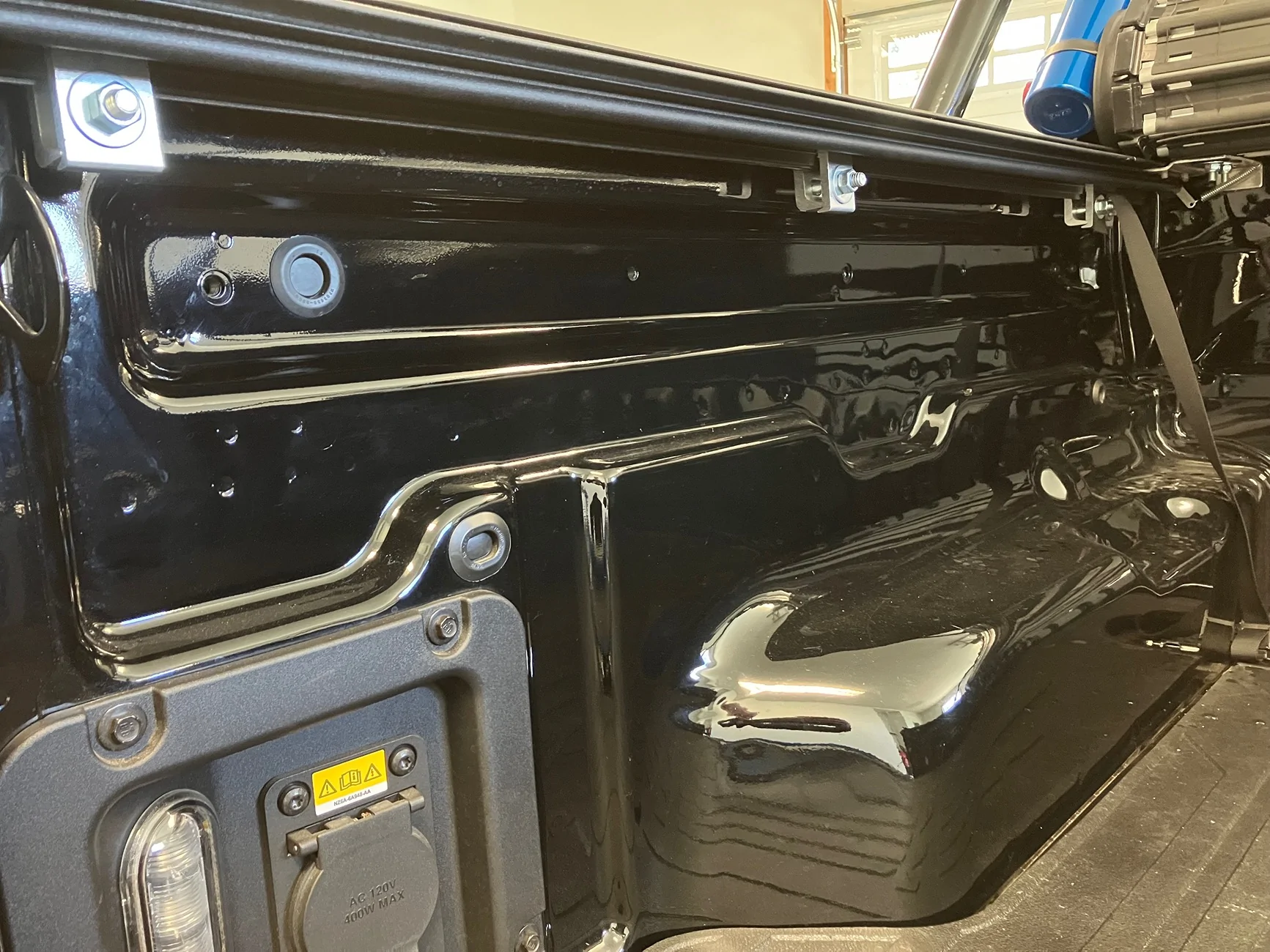 Ford Maverick Custom bed rails installed (DIY with parts from Home Depot) IMG_6663