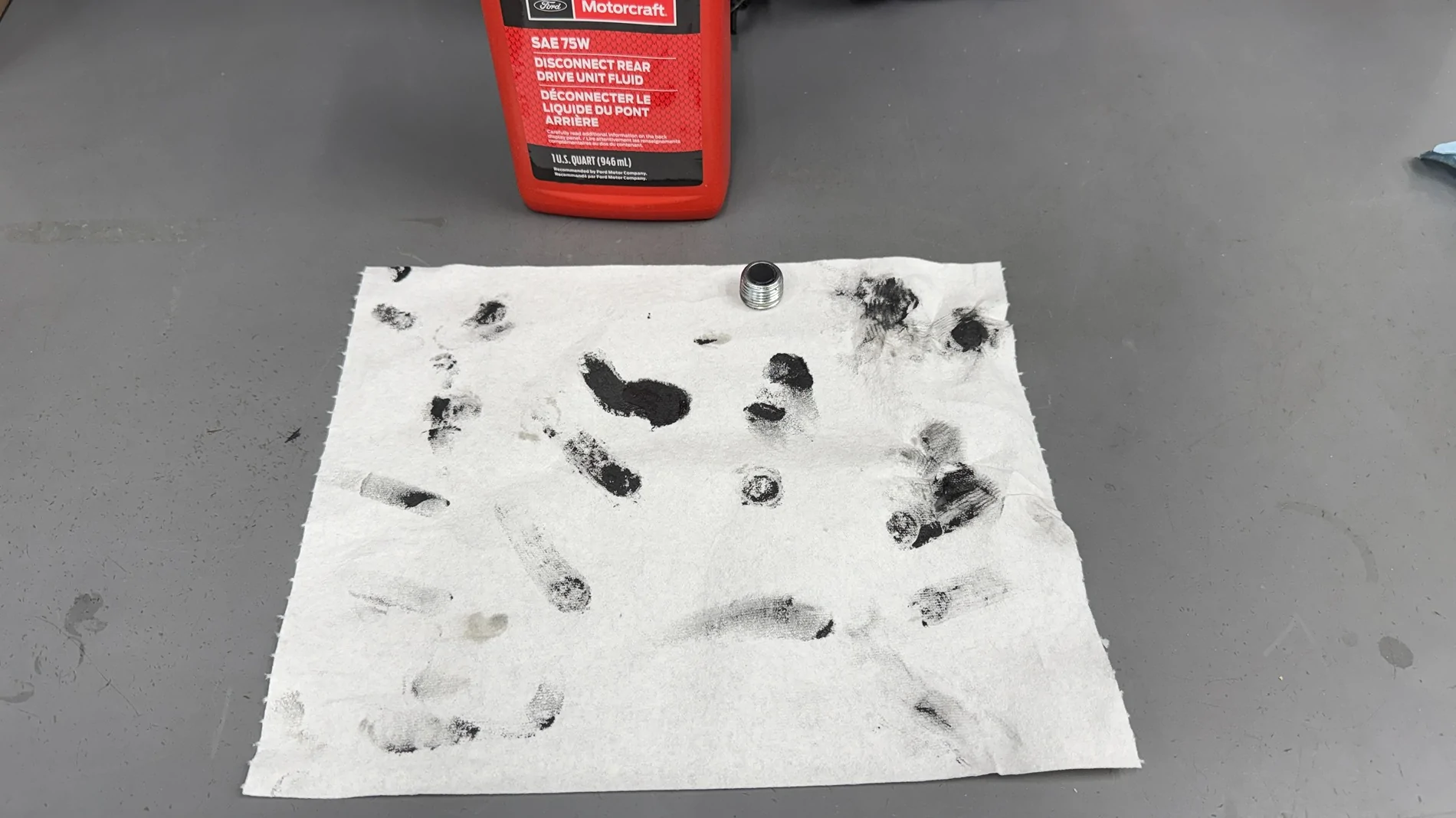 Ford Maverick PTU / RDU Oil Change Results @ 5K Mile Service (on 2025 Maverick LOBO) RDU Drain Plug Metal