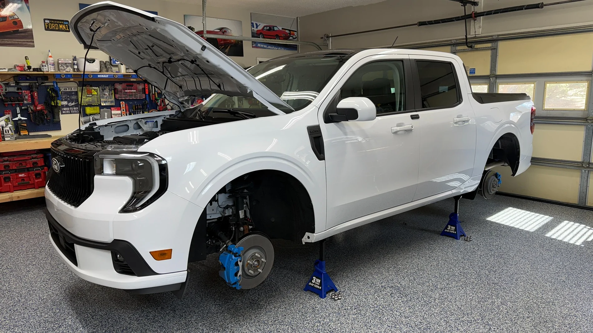 Ford Maverick PTU / RDU Oil Change Results @ 5K Mile Service (on 2025 Maverick LOBO) Garage Lobo 3 wheels removed